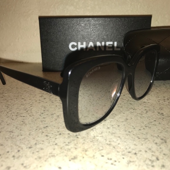 CHANEL Accessories - Chanel Crystal Sunglasses